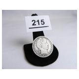 1914-S Barber Half Dollar;