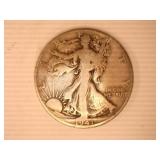 1941-D Walking Liberty Half Dollar;