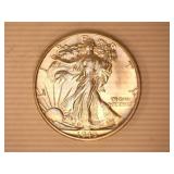 1945-S Walking Liberty Half Dollar;