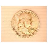 1949-S Franklin Half Dollars-(2);