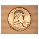 1950-P & 1951-P Franklin Half Dollars;