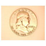 1952-S Franklin Half Dollars-(2);