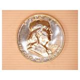 1957-P Franklin Half Dollar; Proof- per seller;