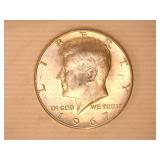 1967-P Kennedy Half Dollars-(4);