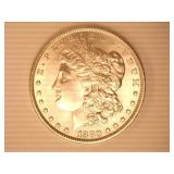 1880-P Morgan Silver Dollar;
