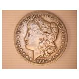 1883-S Morgan Silver Dollar;