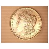 1884-O Morgan Silver Dollar;