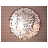 1885-O Morgan Silver Dollar;