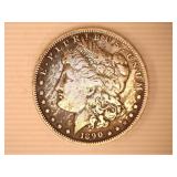 1890-O Morgan Silver Dollar;