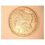 1891-P Morgan Silver Dollar;