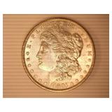 1891-P Morgan Silver Dollar;
