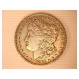 1891-O Morgan Silver Dollar;