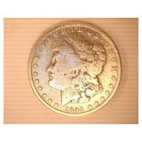 1894-O Morgan Silver Dollar;