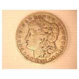 1896-O Morgan Silver Dollar;