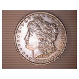 1900-P Morgan Silver Dollar;