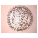 1901-S Morgan Silver Dollar;