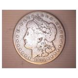1921-S Morgan Silver Dollar;