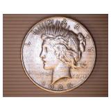 1925-P Peace Silver Dollar;