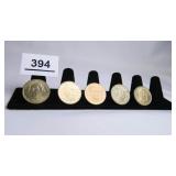 Presidential Dollars; (5); Washington; John Adams;