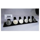 1979-D Susan B. Anthony Dollars-(6);