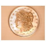 One Troy Ounce Silver; .999 Fine Silver;