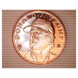 Donald J. Trump-1 oz.; AVDP .999 Fine Copper