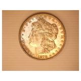1878 Morgan Silver Dollar; Philadelphia;