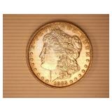 1885 Morgan Silver Dollar; Philadelphia;