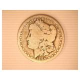 1886 Morgan Silver Dollar; New Orleans;