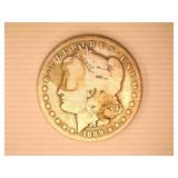 1889 Morgan Silver Dollar; New Orleans;