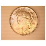 1923 Peace Silver Dollar; Philadelphia;