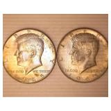 Kennedy Half Dollars; (6); 1965P-(2); 1967P-(3)