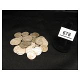 Buffalo Nickels; (33); No Dates;