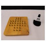 Vintage Wooden Board Game w/Pegs
