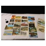 Postcards; Vintage; U.S. Destinations