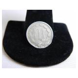 1871 Three Cent Nickel;