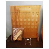 Wood Monthly Calendar