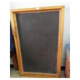 Chalkboard in Wood Frame