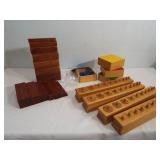 Wood Block/Shape Manipulatives (4 sets)