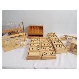 Wood Math Manipulatives (3 sets)