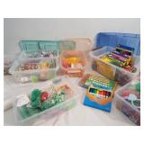 Art, Craft Supplies (4 tubs/box)