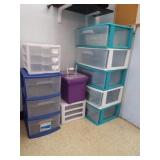 Plastic Organizers - 9 units