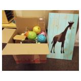 Décor, Giraffe Wall Hanging (1 box+)
