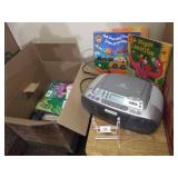 CD Player, Books/Audio, Art Supplies