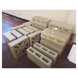 Cement Blocks - 2 sizes - (35+)
