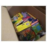 Class, Art Supplies-(5 boxes/tubs)