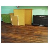 5 Bulletin Boards, 1 Chalk Board
