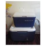 Coleman, Igloo Coolers w/ Wheels (2)