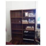 Bookshelves, 2 matching (no contents)