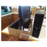 HP CPU Tower, Dell Monitor - 20"
